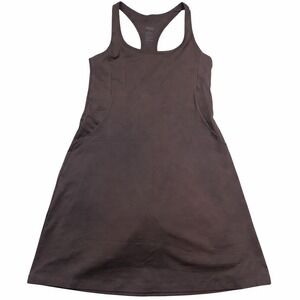 Girlfriend‎ Collective Racerback Athletic Dress with Built-In Shorts Gray Size M